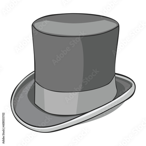 fully editable vector illustration of isolated topper