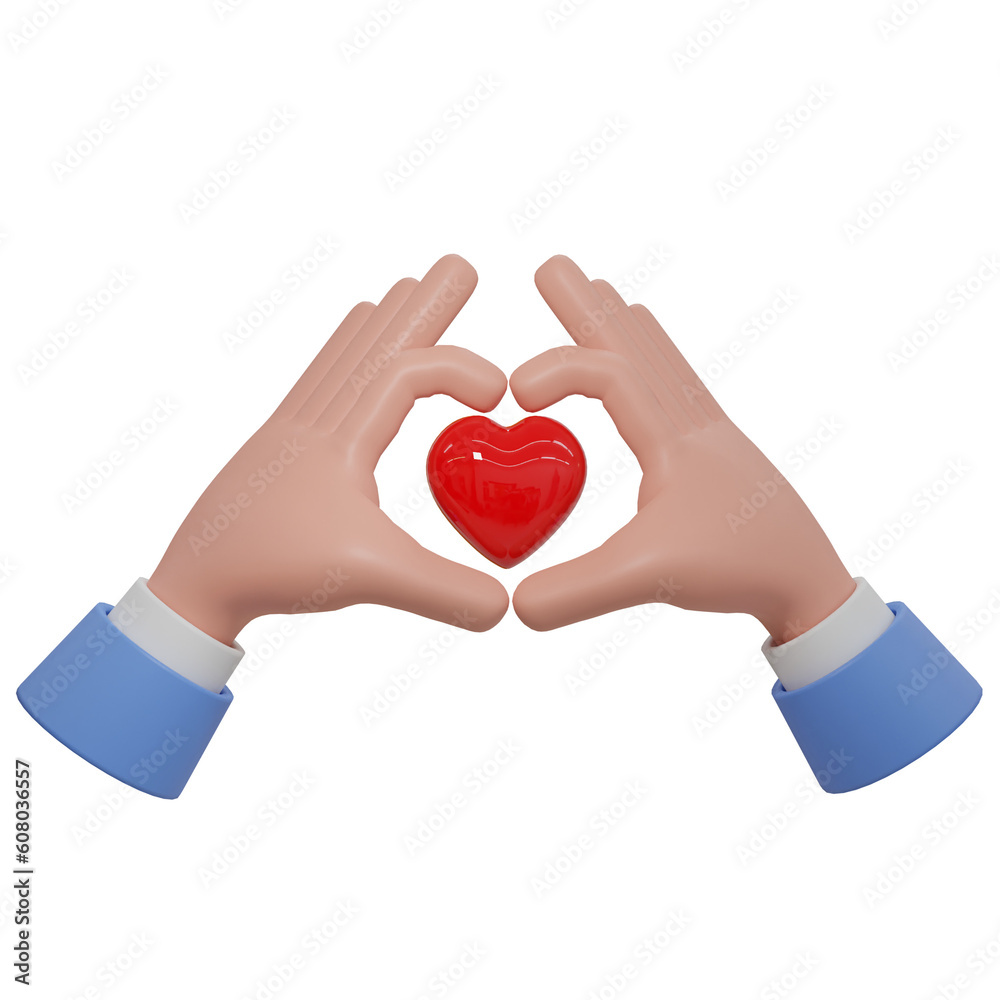 Obraz premium hands holding heart