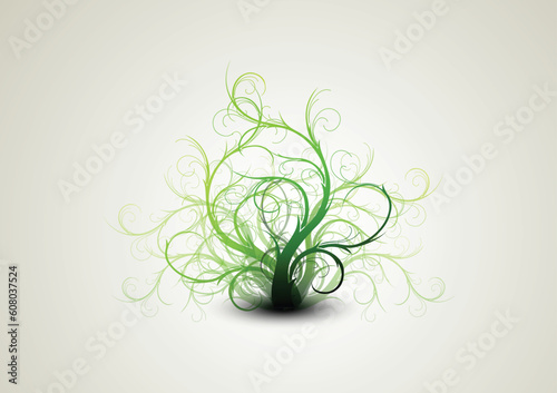 Clean Floral Vector Background