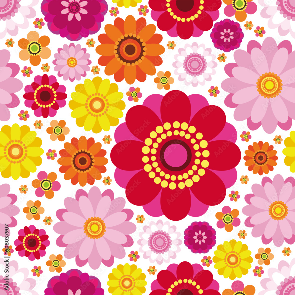 Easter floral background - an illustration for your design project.