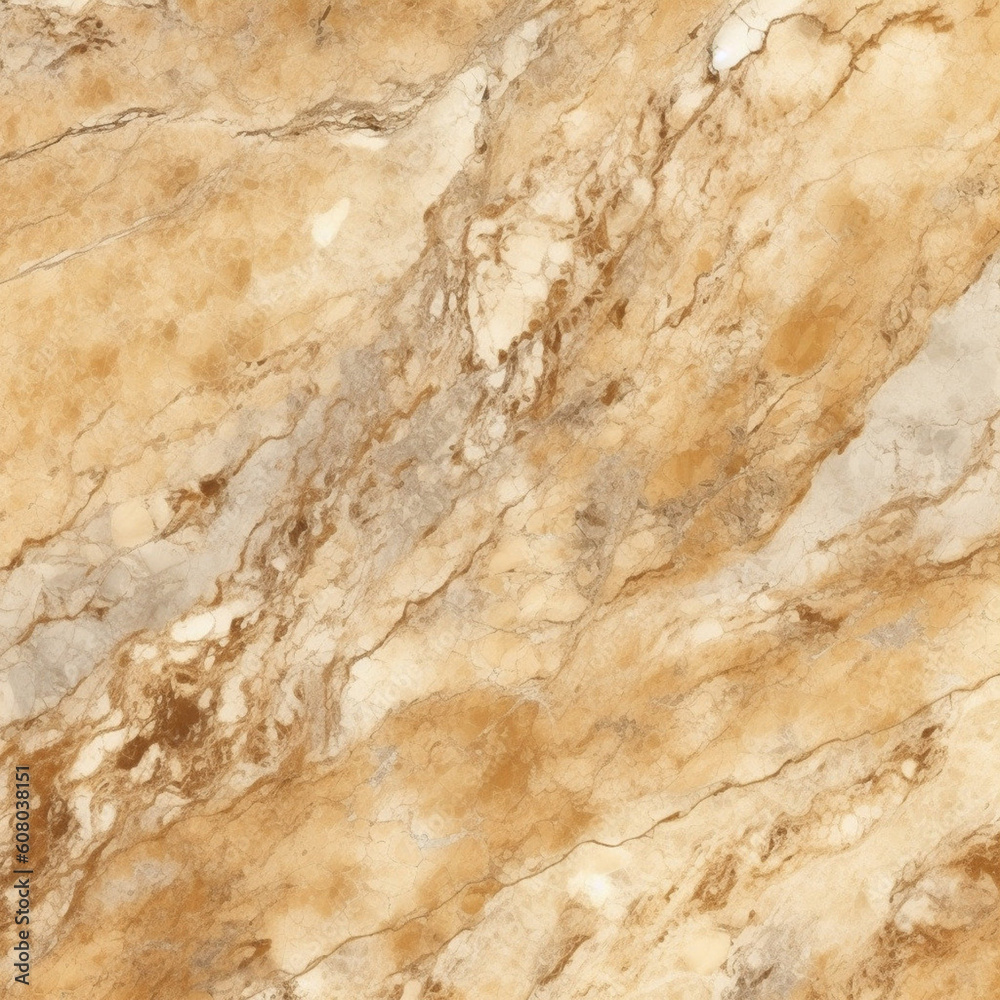 Hight resolution illustration of beige marble texture background. Ai Generated