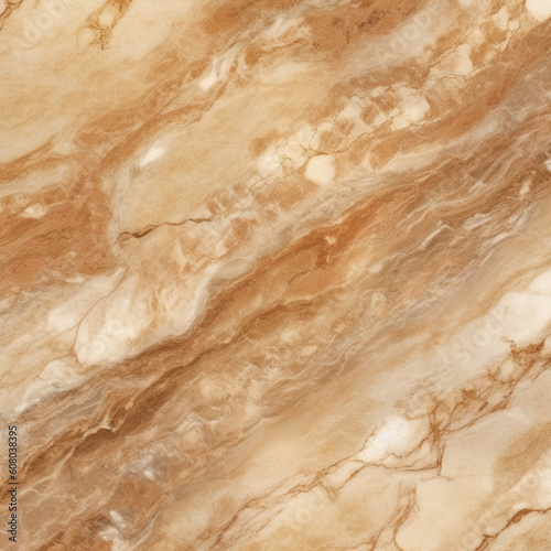 Hight resolution illustration of beige marble texture background. Ai Generated