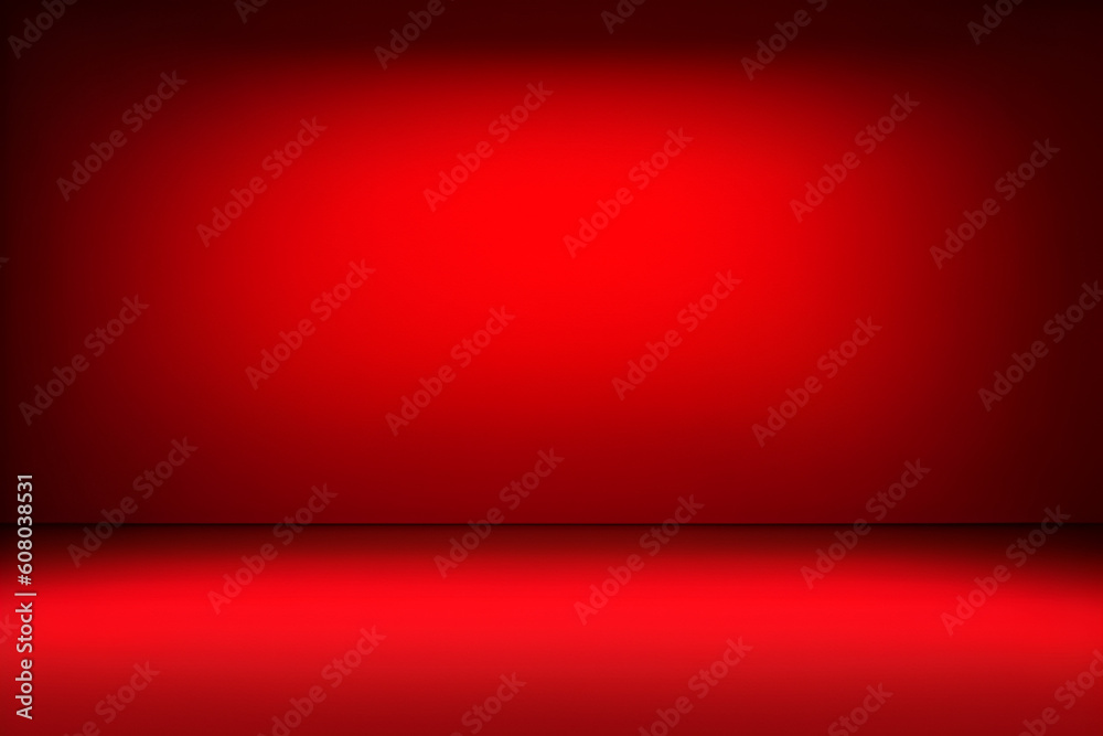 Abstract Red studio background for product presentation empty room with shadows. 3D-room with copy space Abstract Red studio background for product presentation empty room with shadows. 3D-room with copy space