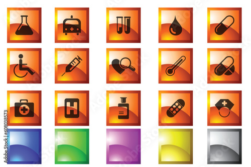 Healthcare and Pharma icons