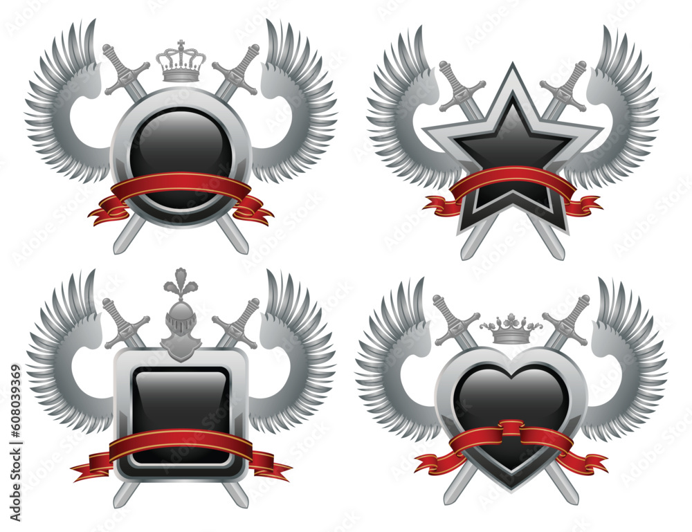 Fototapeta premium Coat of arms. Vector illustration.
