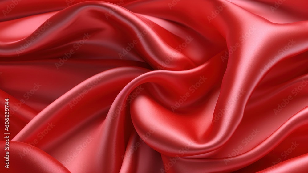 Fototapeta premium red satin background