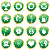 vector collection of environmental icons