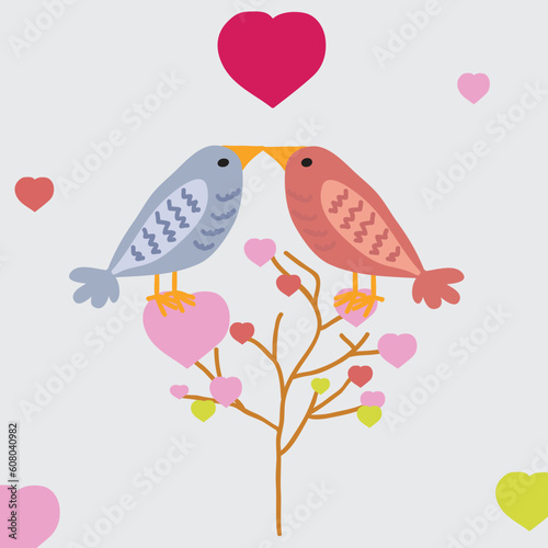 birds with love