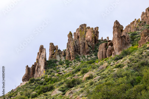 Landscape Photograph of the Superstition Wilderness taken on the Peralta Trail in Arizona.