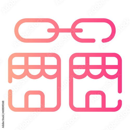 franchise gradient icon