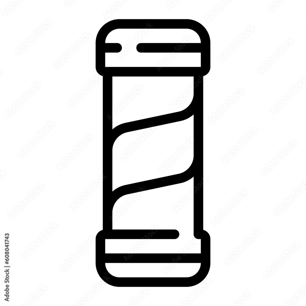 barbershop line icon