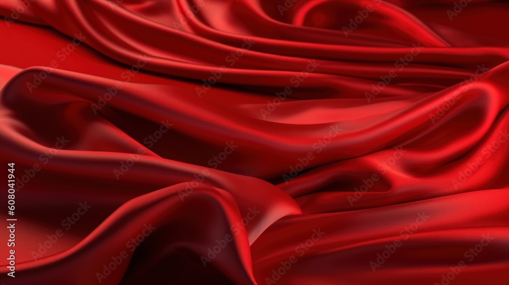 Obraz premium red satin background