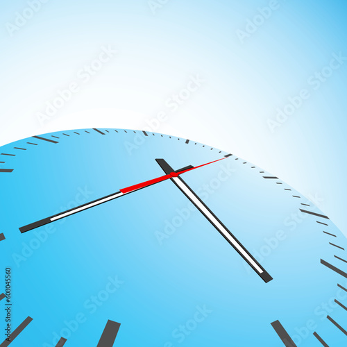 illustration of abstract background with clock