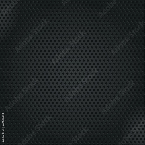 Dark texture background of perforated metal