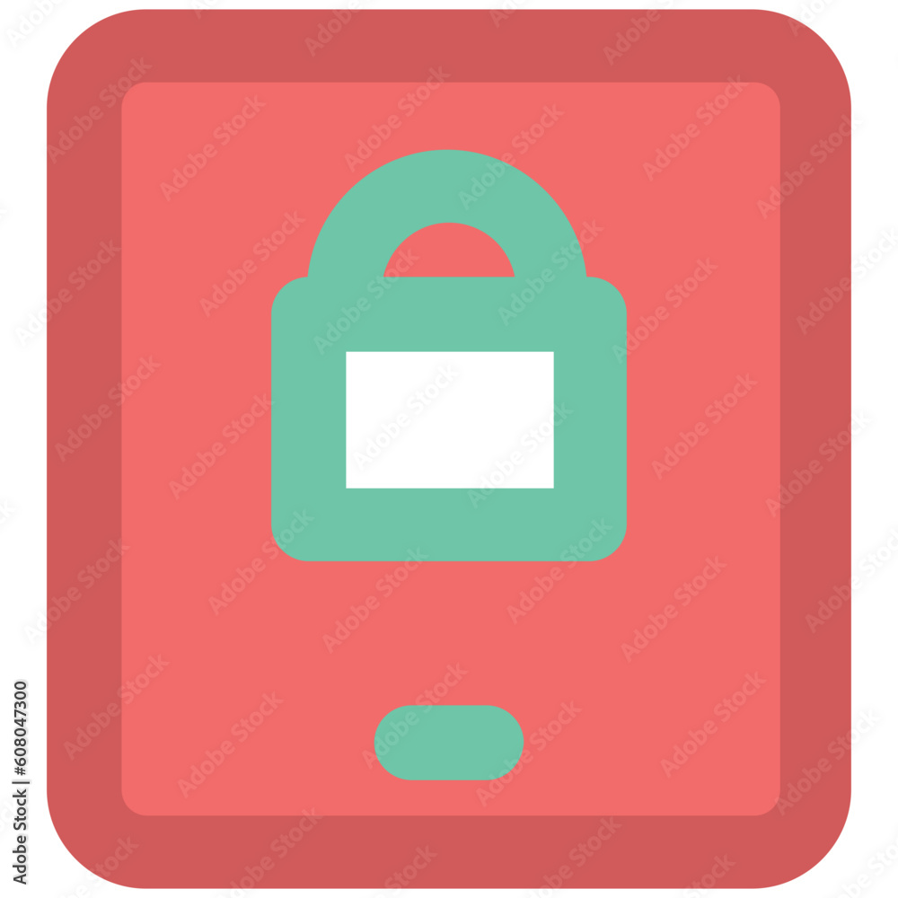 An icon of keylock is denoting the concept of protection An icon of keylock is denoting the concept of protection