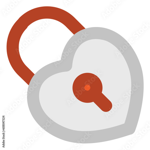An icon of keylock is denoting the concept of protection 