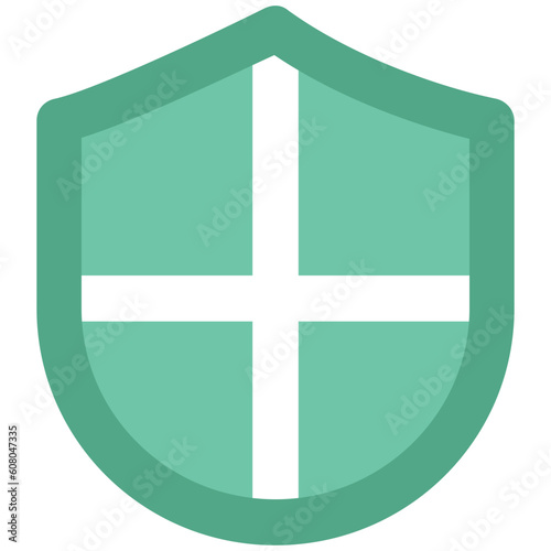 An icon of keylock is denoting the concept of protection 