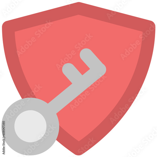An icon of shield is showing the concept of protection 