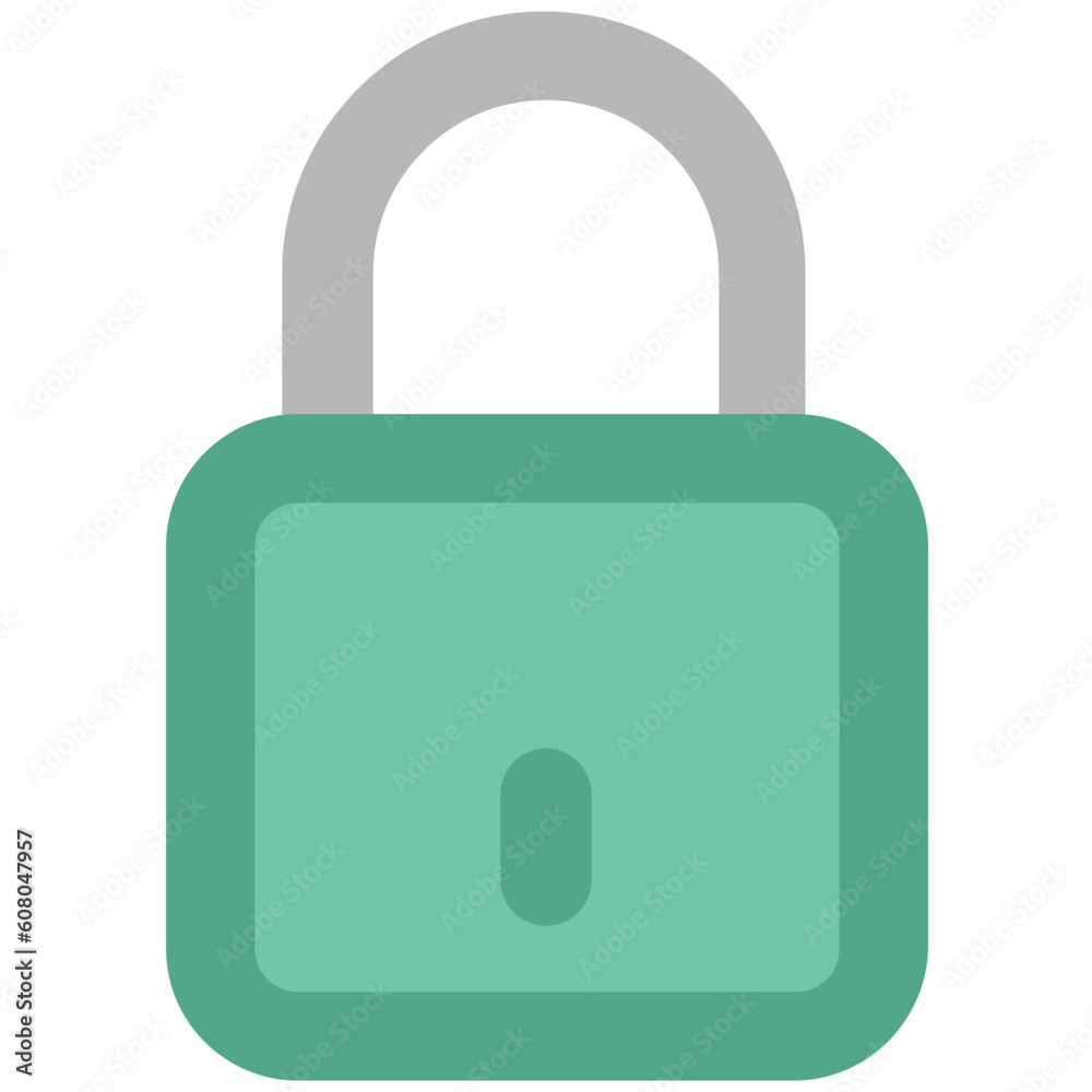 An icon of keylock is denoting the concept of protection An icon of keylock is denoting the concept of protection
