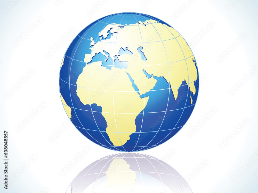 abstract glossy globe icon vector illustration abstract glossy globe icon vector illustration