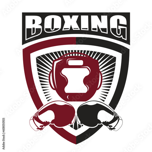 Boxing Gloves logo.It's for fighter concept