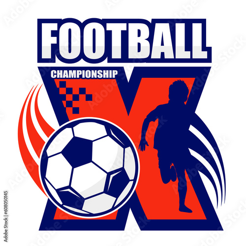 Modern football logol.It's for fighter concept
