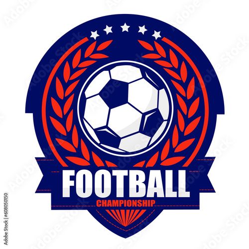 Modern football logol.It's for champion concept