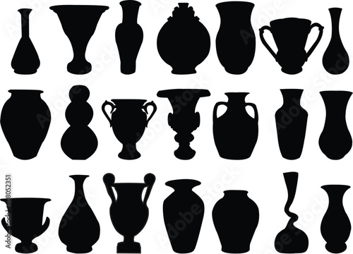 collection of vase 2 - vector