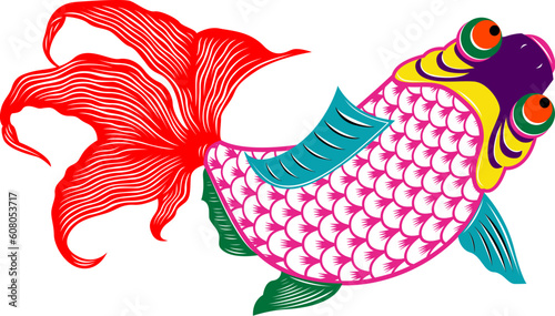 oriental koi fish design