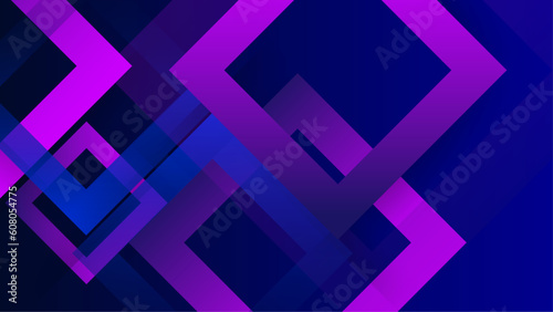 Gradient blue purple geometric shapes background