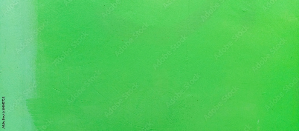 The texture of the green cement wall against a green background, taken at close range