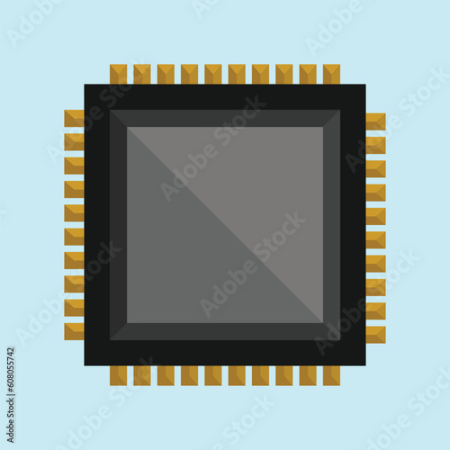 Computer Processor CPU vector, Processor CPU design