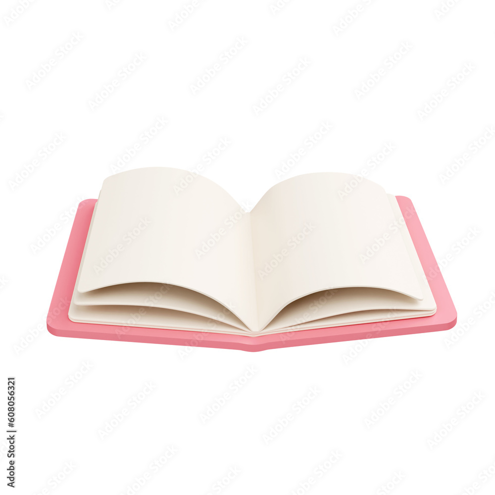 3d book. minimal school icon. isolated on background, icon symbol clipping path. 3d render illustration 3d book. minimal school icon. isolated on background, icon symbol clipping path. 3d render illustration