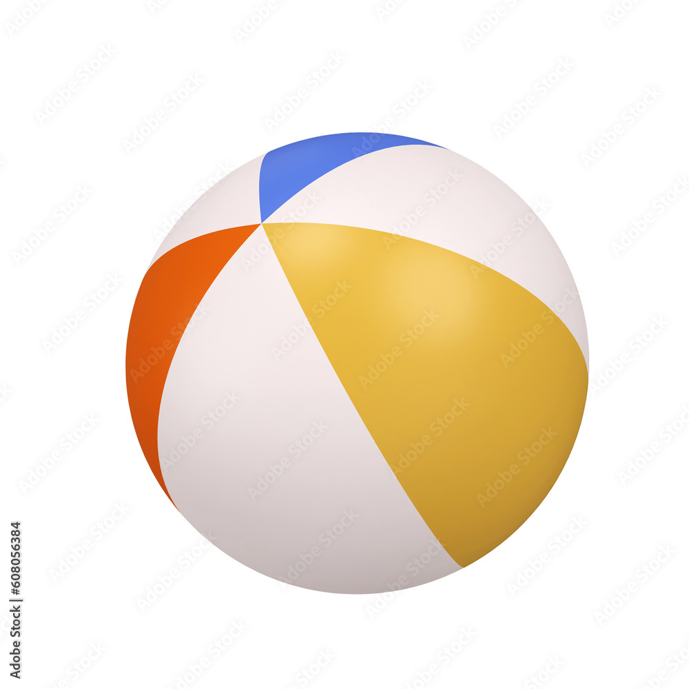 3d volleyball. Sport and Game competition concept. minimal school icon. isolated on background, icon symbol clipping path. 3d render illustration