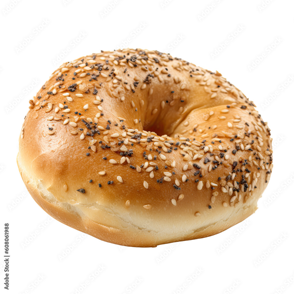 bagel isolated on a transparent background