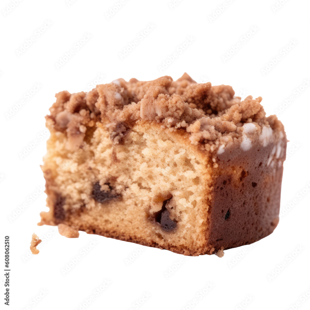 coffee cake isolated on a transparent background coffee cake isolated on a transparent background