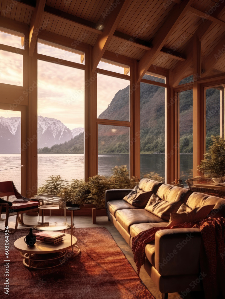 Fototapeta premium Wood house
