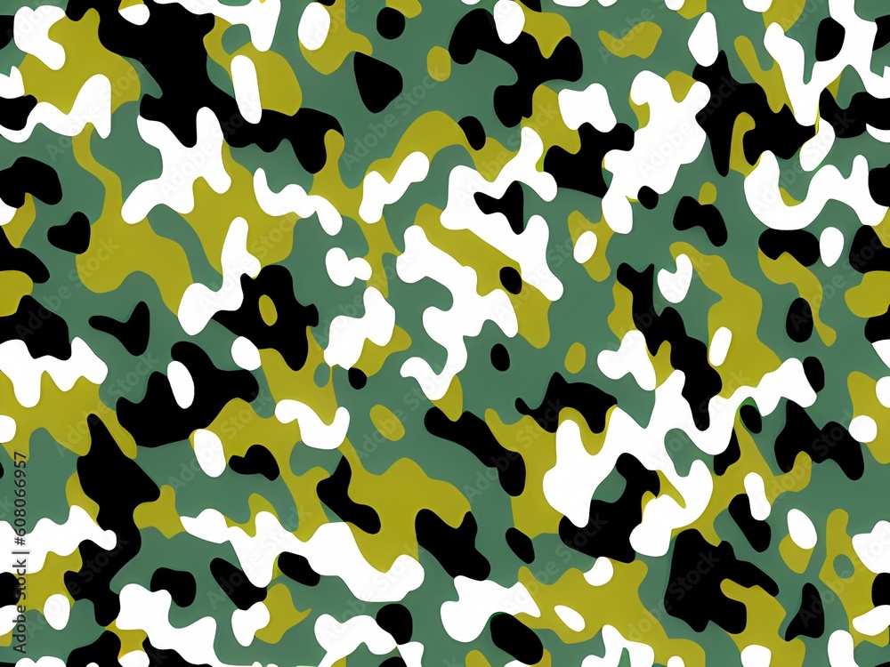 Fototapeta premium camouflage military pattern background, illustration