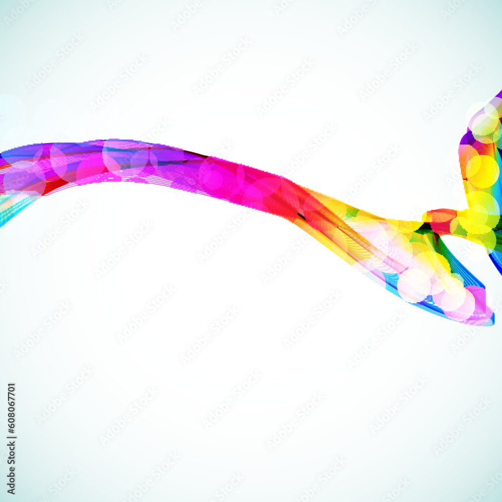 Obraz premium Colorful surface. Vector abstract background