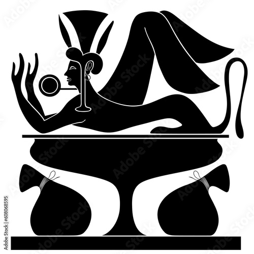 Treasurer - illustrations of the mythical creatures of ancient Egypt