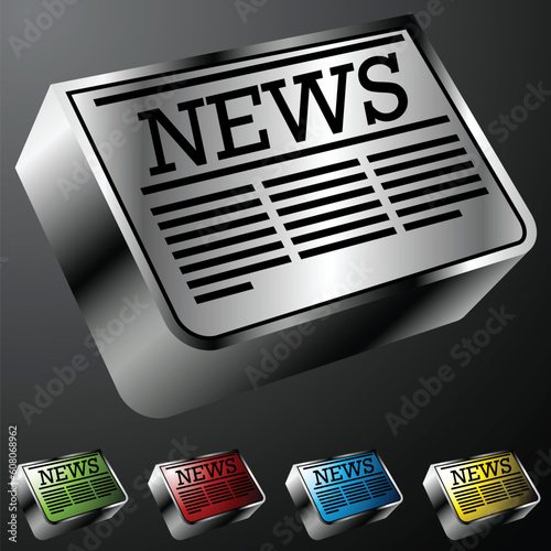 An image of newspaper buttons.