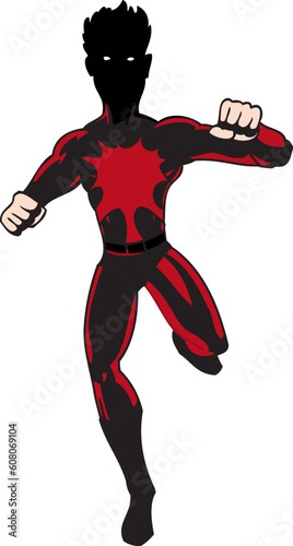 Cartoon image of a Superhero / Villain.
