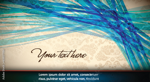 Abstract Vector Card | Background - AI10 Compatible EPS Format