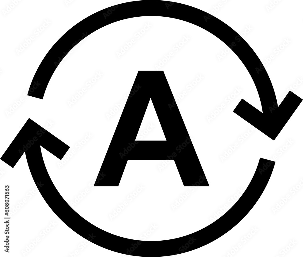 Auto stop start icon automatically switch off car engine sign for