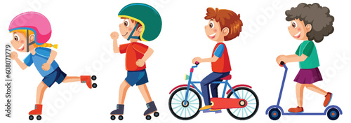 Kids Enjoying Various Sports