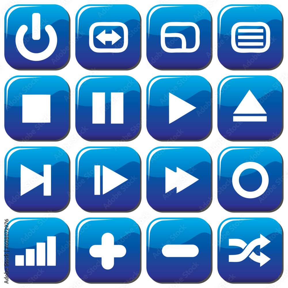 vector collection of media icons vector collection of media icons
