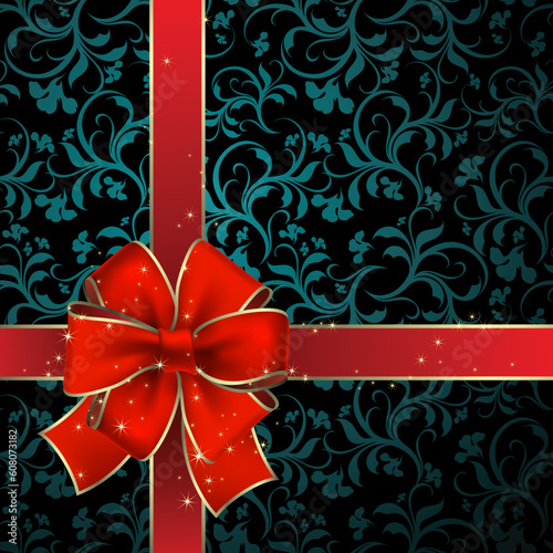 celebrate bow background, this  illustration may be useful  as designer work