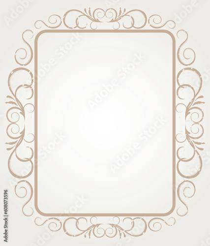 Vintage Frame or Border Design. Vector