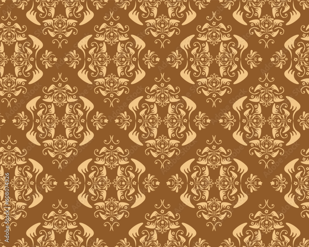 Beautiful seamless Damask wallpaper/background Beautiful seamless Damask wallpaper/background