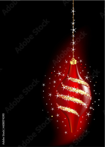 Christmas vector design with stars